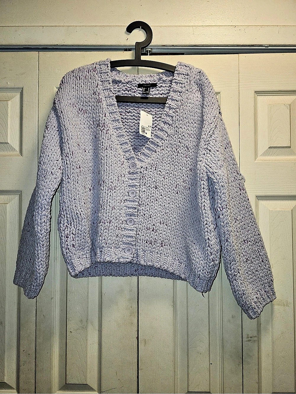 Forever 21 Purple Crew Neck Sweater